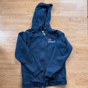 Ireland Kids Navy Hoodie.